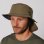 画像2: O&E   INDO STIFF  PEAK SURF  HAT  OLIVE / Lサイズ