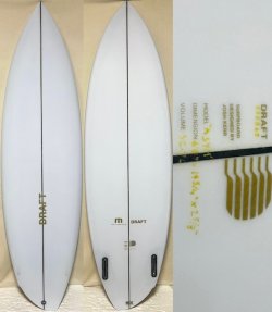 画像1: 【特価】DRAFT // Bi Polar 6'0" テールアシンメトリー！ハイクオリティな新品が激安！